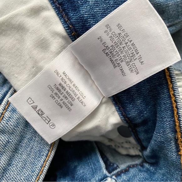 Hudson Nico Super Skinny Mid Rise Medium Wash Distressed Jeans - Picture 3 of 13